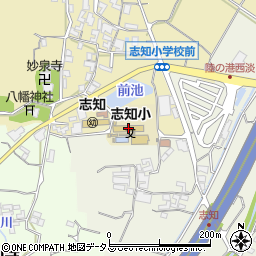 兵庫県南あわじ市志知南16周辺の地図