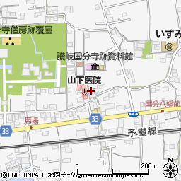 香川県高松市国分寺町国分2165-1周辺の地図