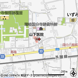 香川県高松市国分寺町国分2165-1周辺の地図