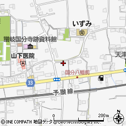 香川県高松市国分寺町国分840周辺の地図