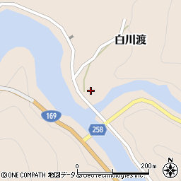 奈良県吉野郡川上村白川渡108周辺の地図