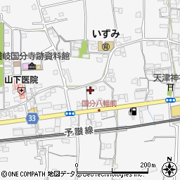香川県高松市国分寺町国分837-5周辺の地図