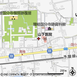 香川県高松市国分寺町国分2157周辺の地図