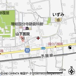香川県高松市国分寺町国分848周辺の地図