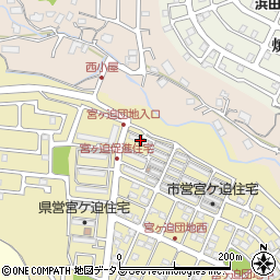 呉市営宮ヶ迫アパート６号棟周辺の地図