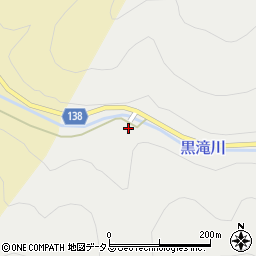 奈良県吉野郡黒滝村赤滝55周辺の地図