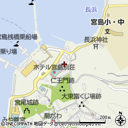 広島県廿日市市宮島町胡町周辺の地図
