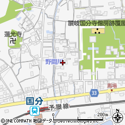 香川県高松市国分寺町国分2037周辺の地図