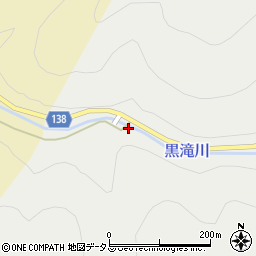 奈良県吉野郡黒滝村赤滝58周辺の地図
