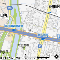 日新電子工業株式会社　高松出張所周辺の地図
