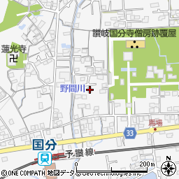 香川県高松市国分寺町国分2045周辺の地図