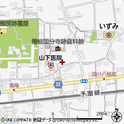 香川県高松市国分寺町国分2167周辺の地図