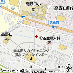 和歌山県橋本市高野口町向島175周辺の地図