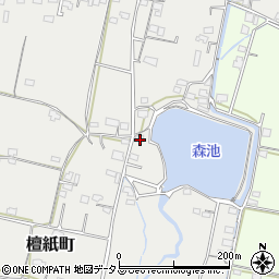 香川県高松市檀紙町1086-1周辺の地図