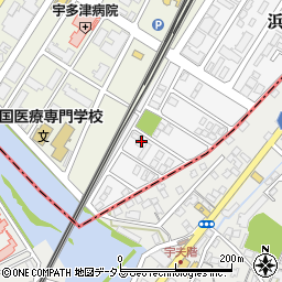 香川県綾歌郡宇多津町浜六番丁71-2周辺の地図