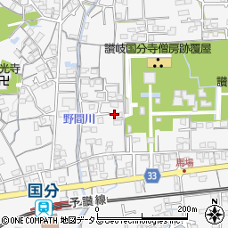 香川県高松市国分寺町国分2039周辺の地図