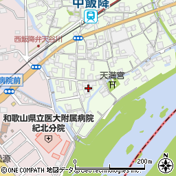 和歌山県伊都郡かつらぎ町中飯降126周辺の地図