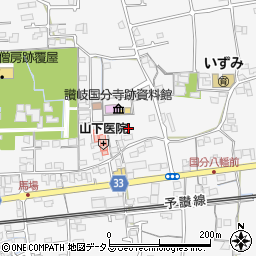 香川県高松市国分寺町国分2176周辺の地図