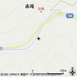 奈良県吉野郡黒滝村赤滝88周辺の地図