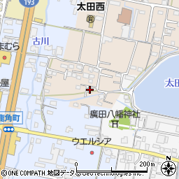 香川県高松市太田下町1990周辺の地図