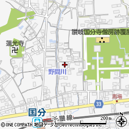 香川県高松市国分寺町国分2036周辺の地図