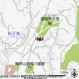 広島県尾道市因島田熊町（中区）周辺の地図