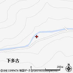 奈良県吉野郡川上村下多古836周辺の地図