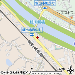 ＥＮＥＯＳ賀茂川ＳＳ周辺の地図