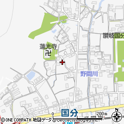 香川県高松市国分寺町国分1175周辺の地図