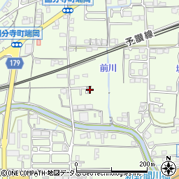 香川県高松市国分寺町新居1701-12周辺の地図