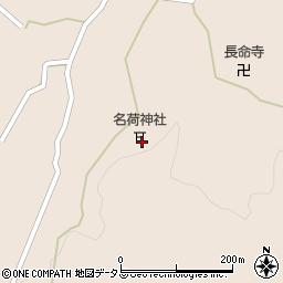 名荷神社周辺の地図