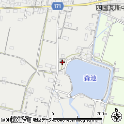 香川県高松市檀紙町1182-1周辺の地図