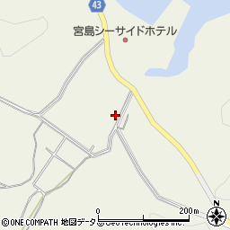 広島県廿日市市宮島町杉之浦住宅周辺の地図