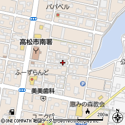 香川県高松市多肥下町1535-9周辺の地図