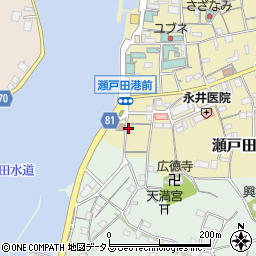 尾道市シルバー人材センター（公益社団法人）　瀬戸田連絡所周辺の地図