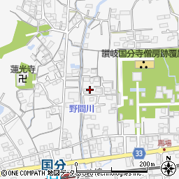 香川県高松市国分寺町国分2033周辺の地図
