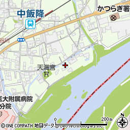 和歌山県伊都郡かつらぎ町中飯降31周辺の地図