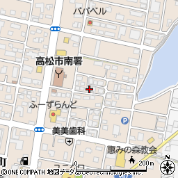 香川県高松市多肥下町1535-5周辺の地図