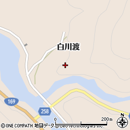 奈良県吉野郡川上村白川渡156周辺の地図