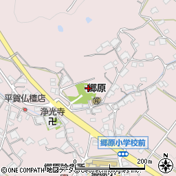 新堂平神社周辺の地図