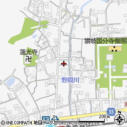 香川県高松市国分寺町国分1167周辺の地図