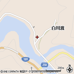 奈良県吉野郡川上村白川渡118周辺の地図