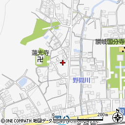 香川県高松市国分寺町国分1168-8周辺の地図