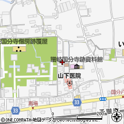 香川県高松市国分寺町国分2150周辺の地図