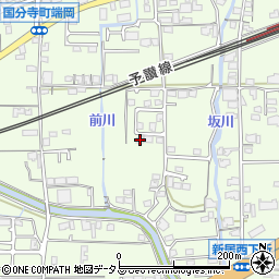 香川県高松市国分寺町新居1610-16周辺の地図