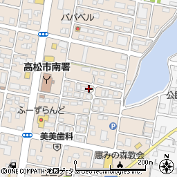 香川県高松市多肥下町1536-4周辺の地図