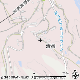和歌山県橋本市清水1538周辺の地図