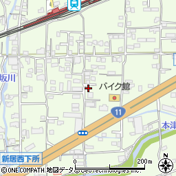 香川県高松市国分寺町新居412周辺の地図