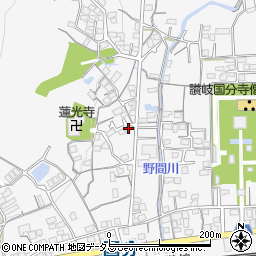香川県高松市国分寺町国分1168-7周辺の地図