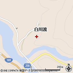 奈良県吉野郡川上村白川渡158周辺の地図